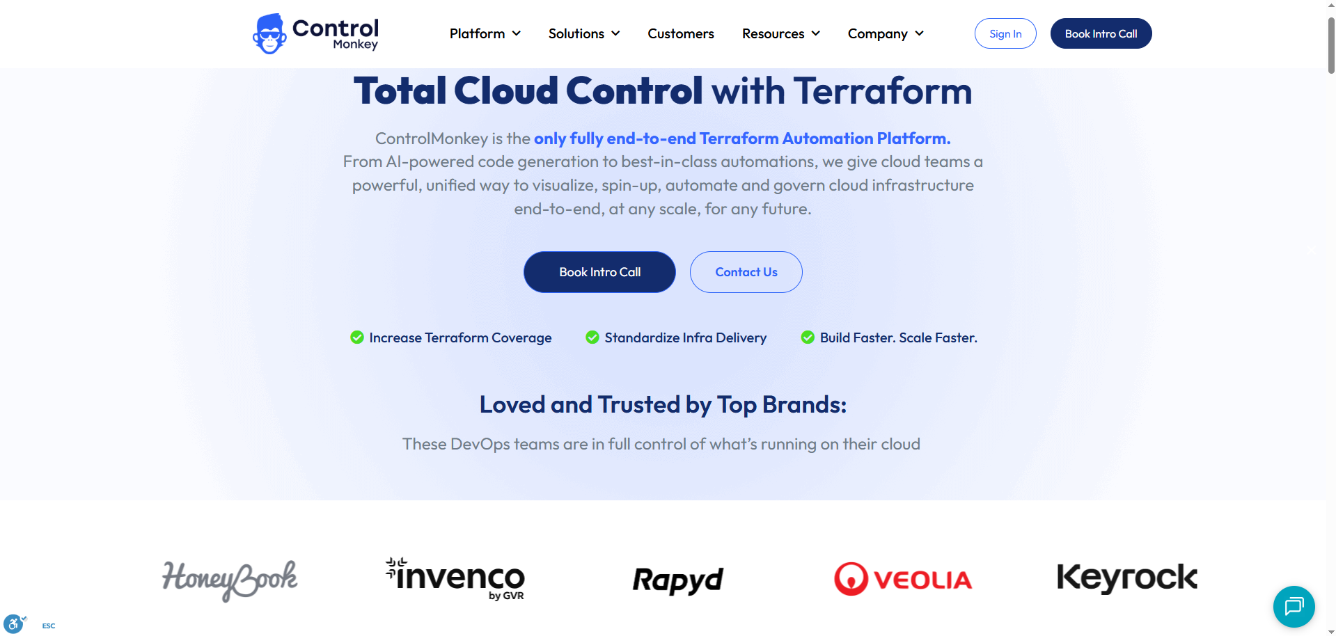 ControlMonkey - Cloud Operations project by Shawn Doherty